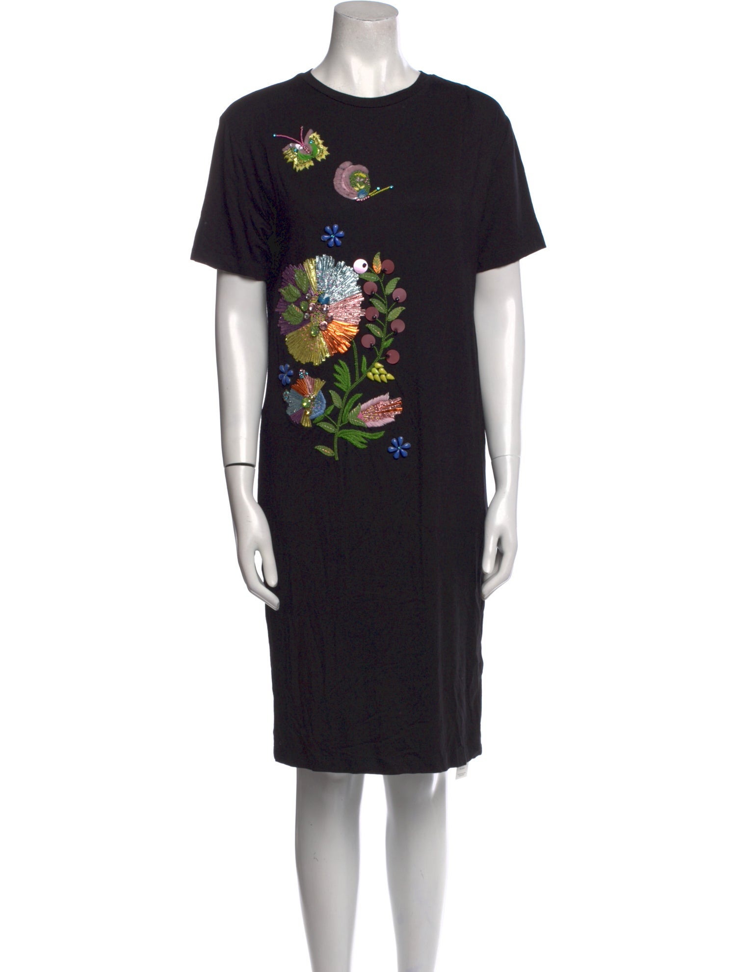 Cynthia Rowley Floral Print Knee-Length Dress