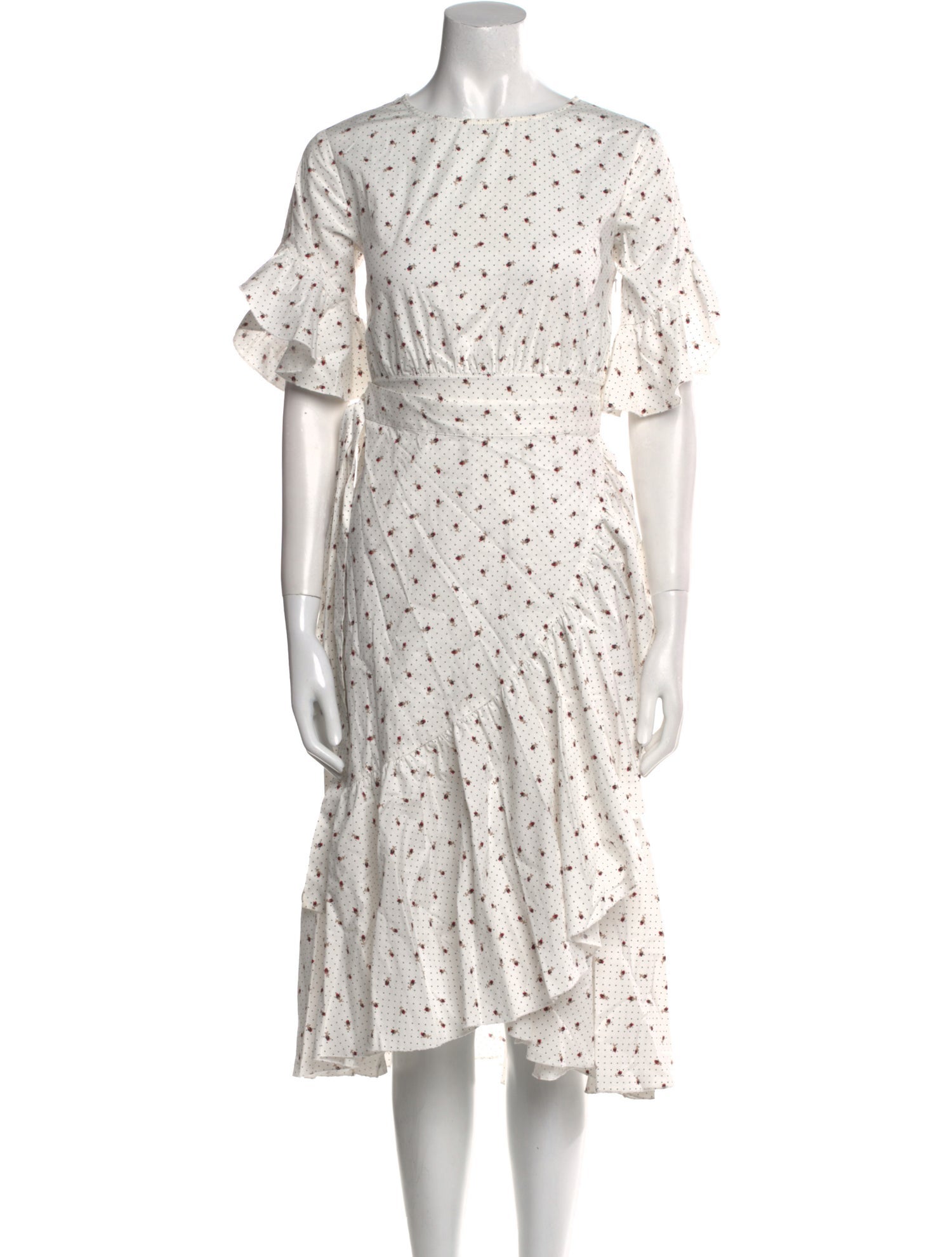 Cynthia Rowley Printed Midi Length Dress