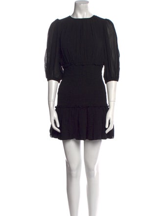 Cynthia Rowley Crew Neck Mini Dress