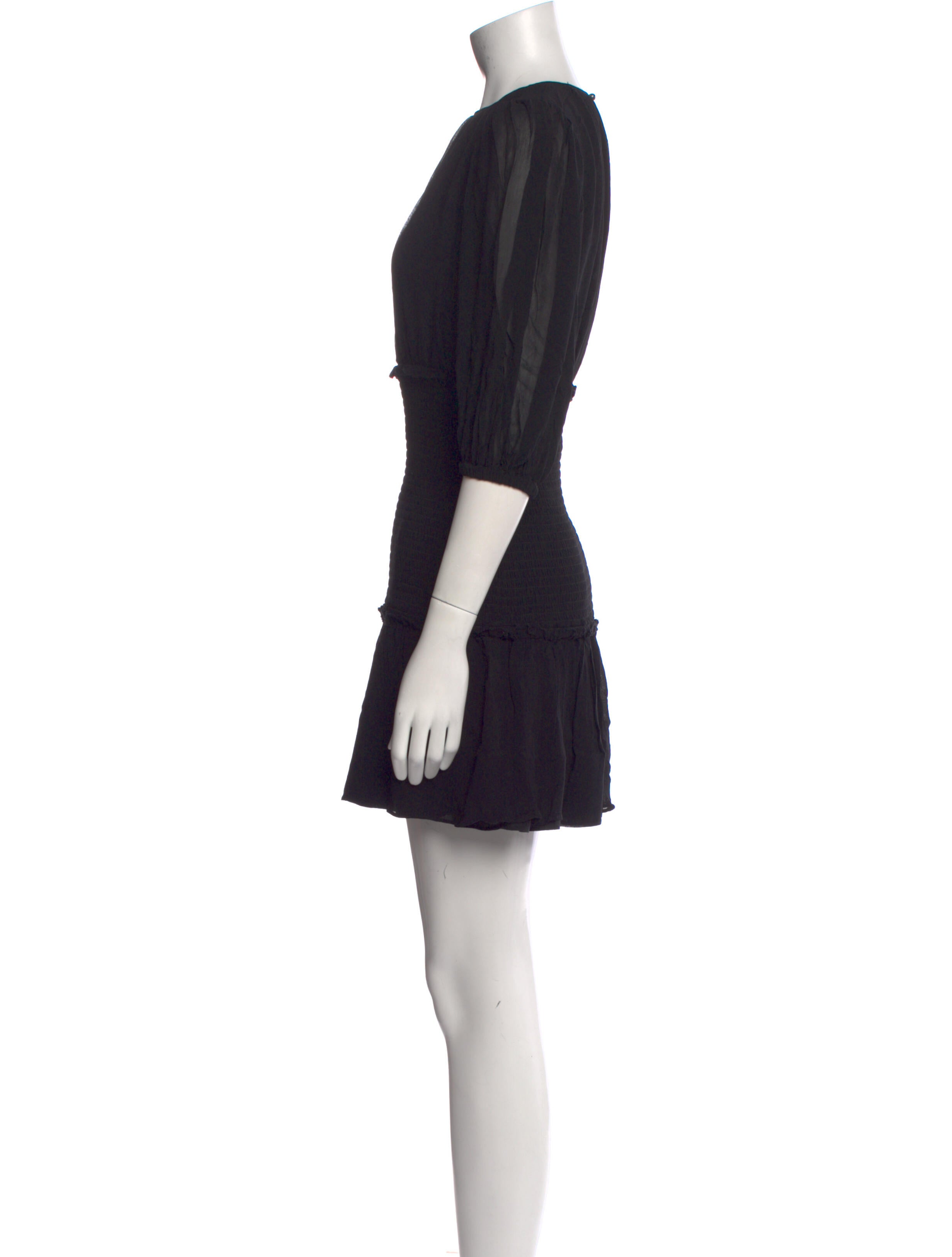 Cynthia Rowley Crew Neck Mini Dress