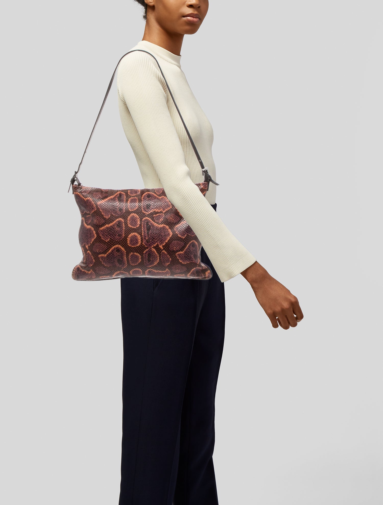 Cynthia Rowley Snakeskin Shoulder Bag