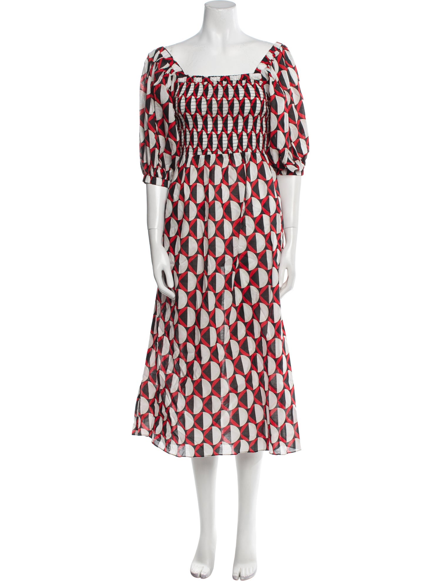 Cynthia Rowley Printed Midi Length Dress