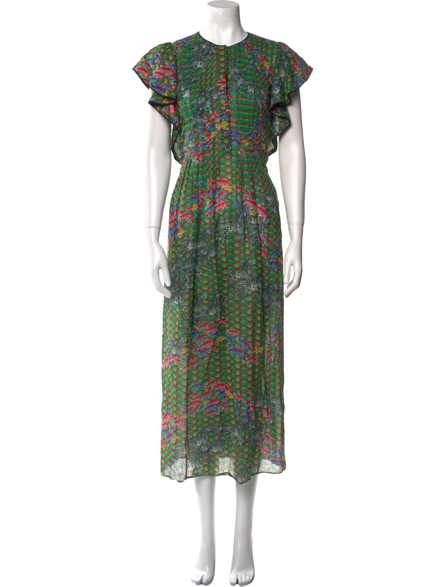 Cynthia Rowley Printed Long Dress