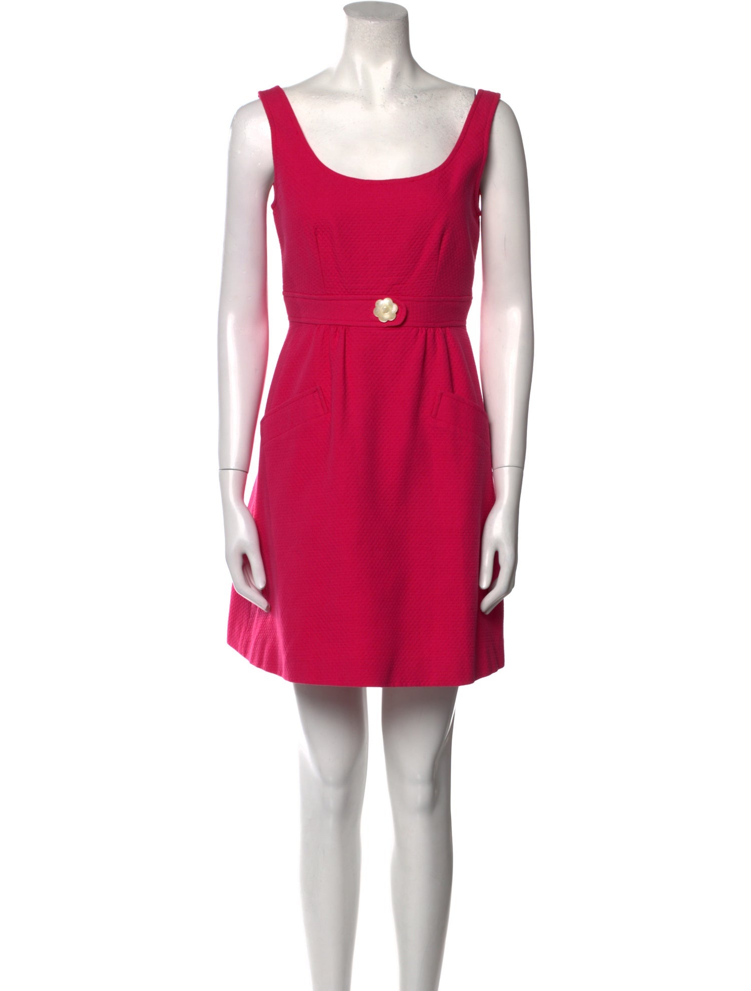 Cynthia Rowley Scoop Neck Mini Dress