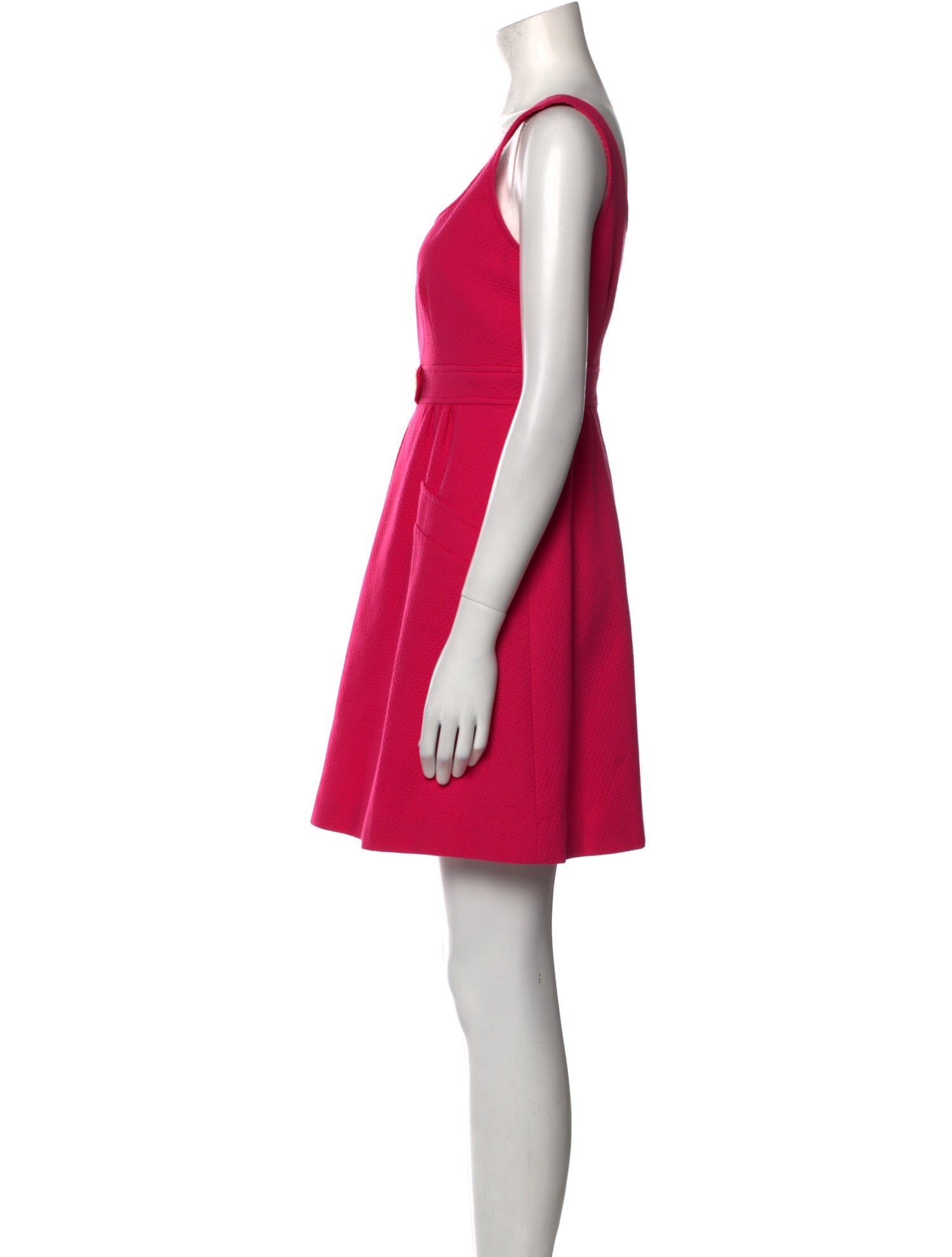 Cynthia Rowley Scoop Neck Mini Dress