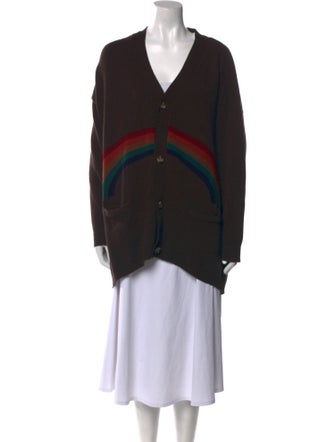 Cynthia Rowley Wool Striped Sweater