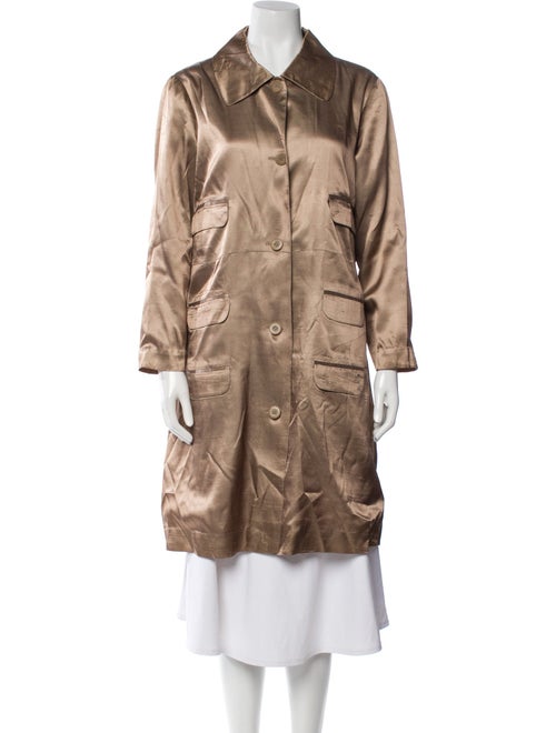 Cynthia Rowley Silk Trench Coat
