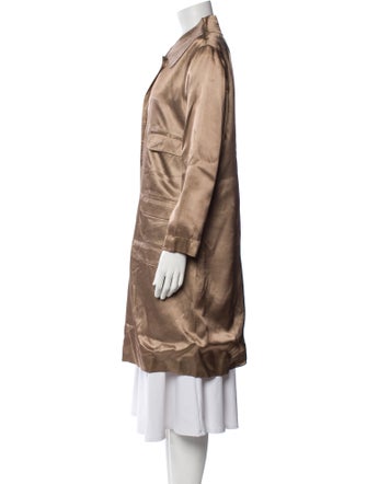 Cynthia Rowley Silk Trench Coat