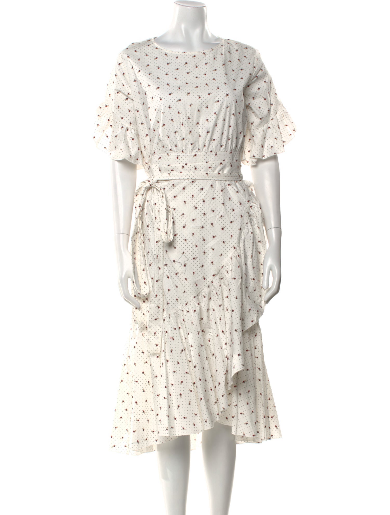 Cynthia Rowley Printed Midi Length Dress
