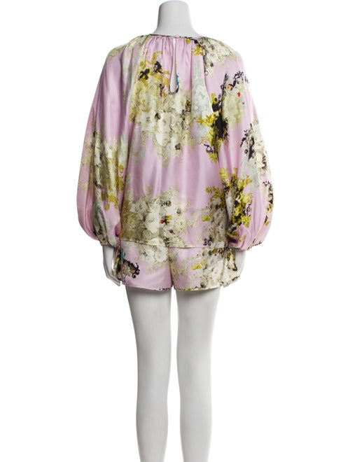 Cynthia Rowley Silk Printed Pant Set
