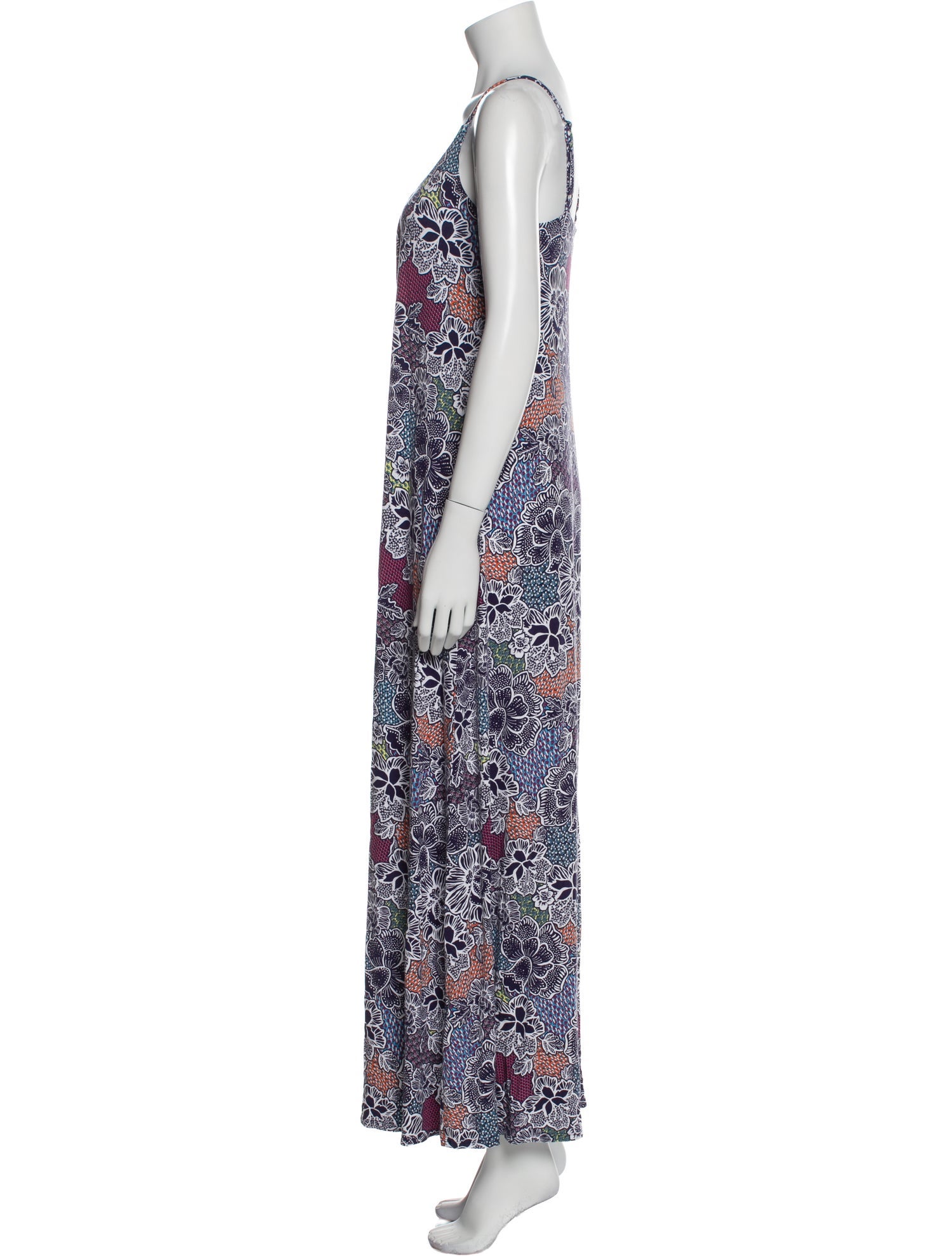 Cynthia Rowley Floral Print Long Dress