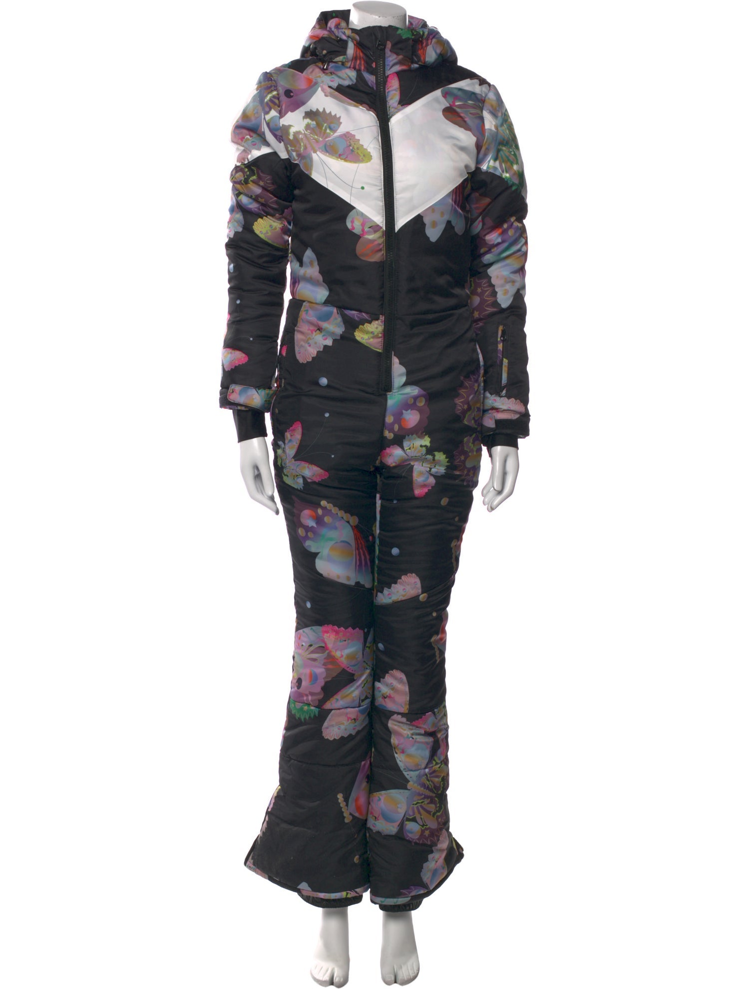 Cynthia Rowley Printed Turtleneck Jumpsuit w/ Tags