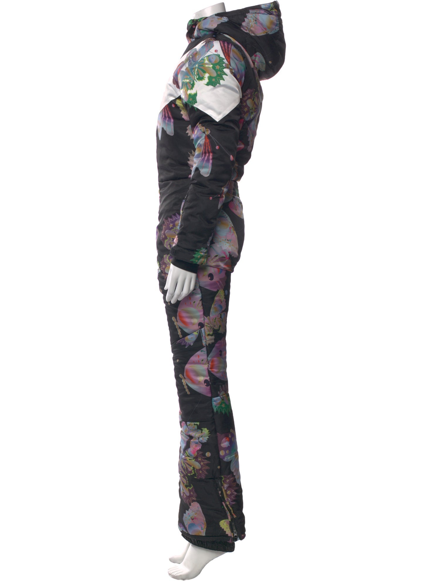 Cynthia Rowley Printed Turtleneck Jumpsuit w/ Tags