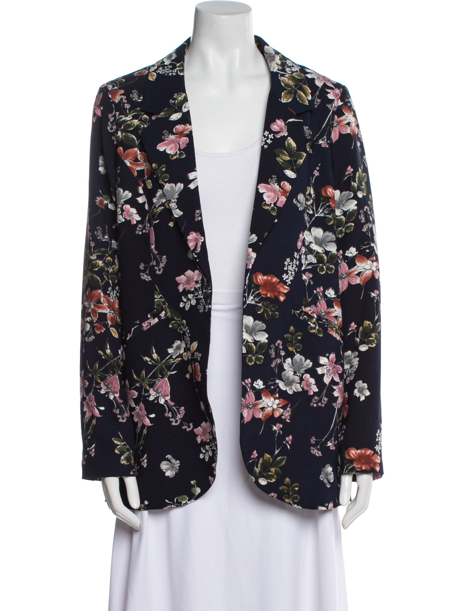 Cynthia Rowley Floral Print Blazer
