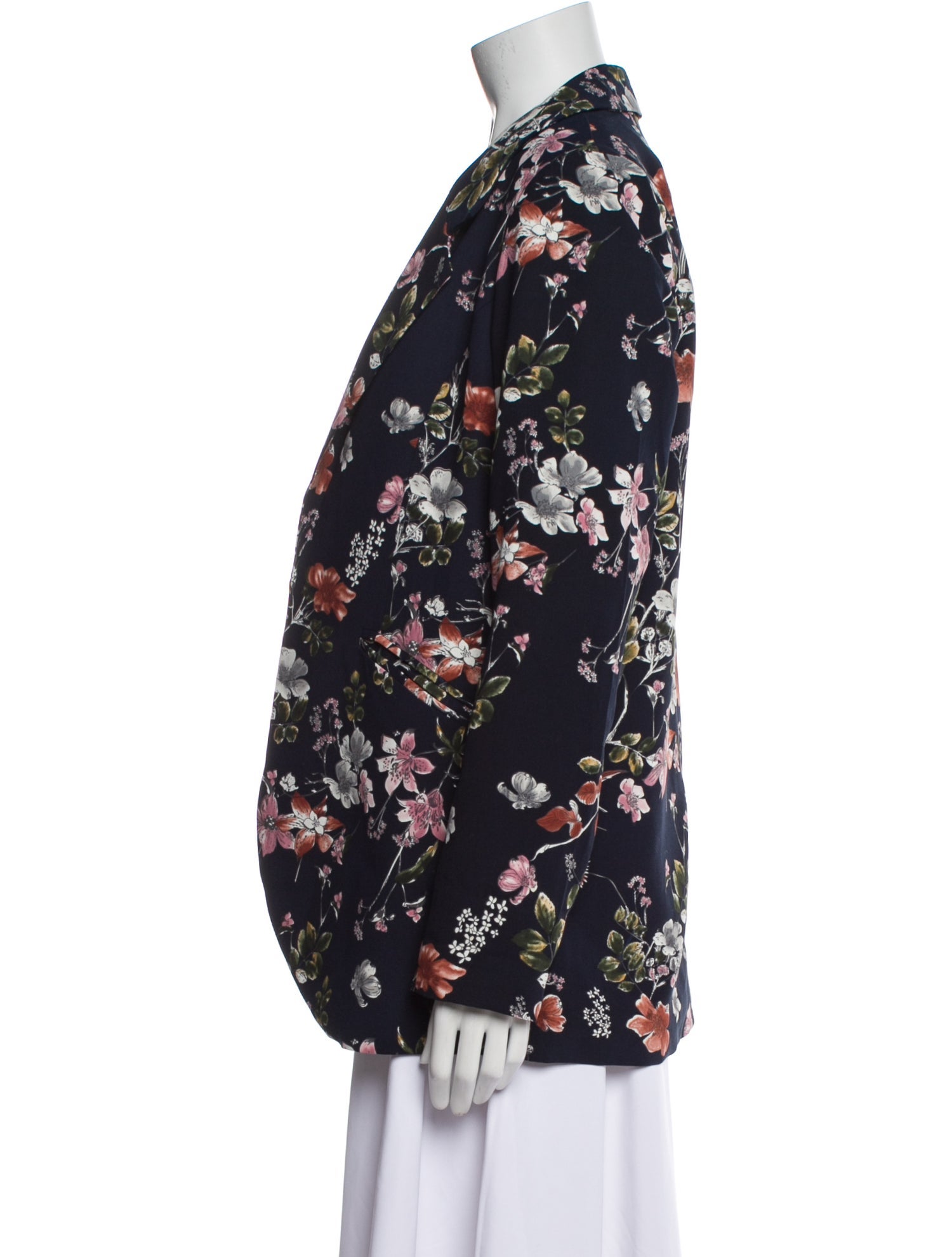 Cynthia Rowley Floral Print Blazer