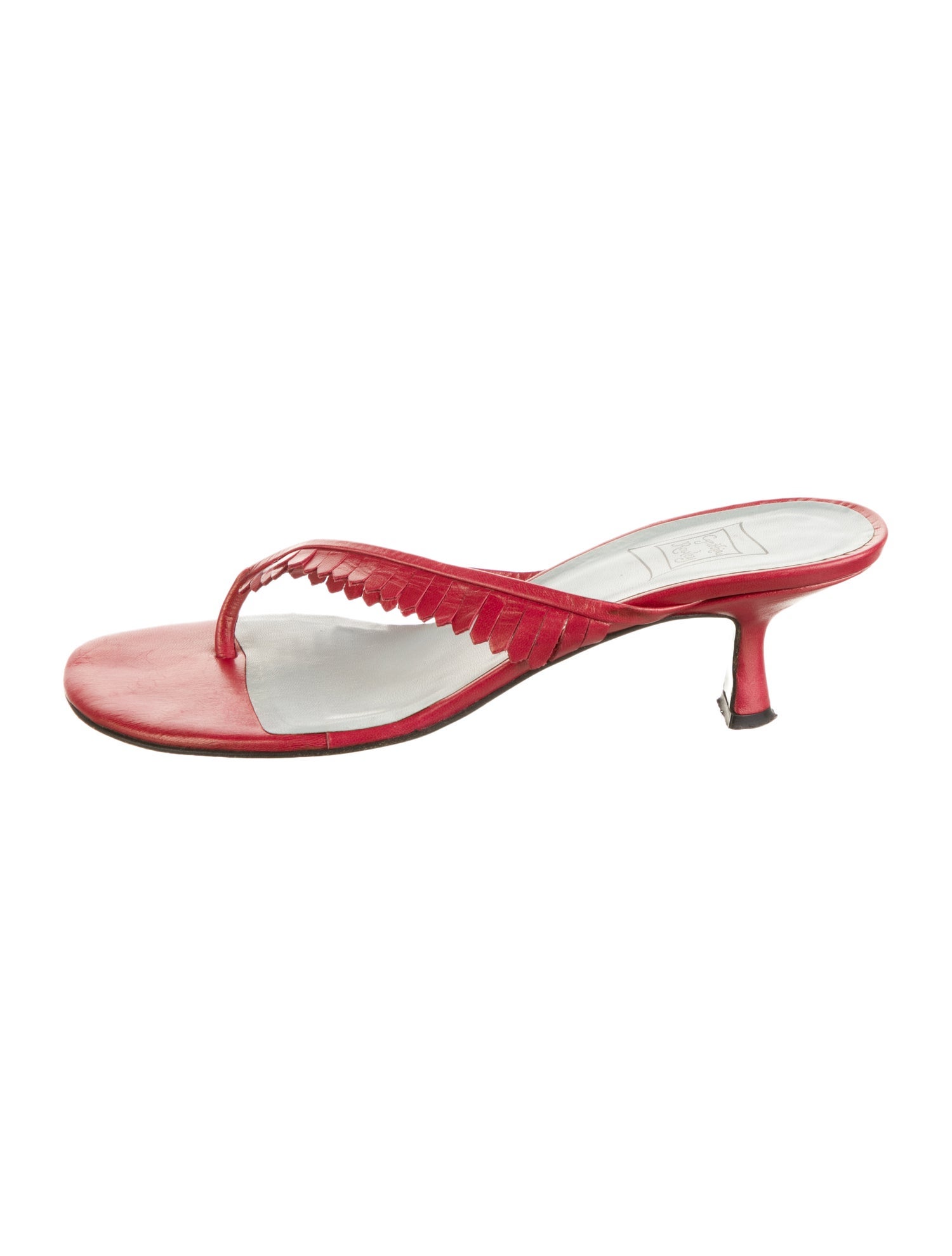 Cynthia Rowley Leather Flip Flops