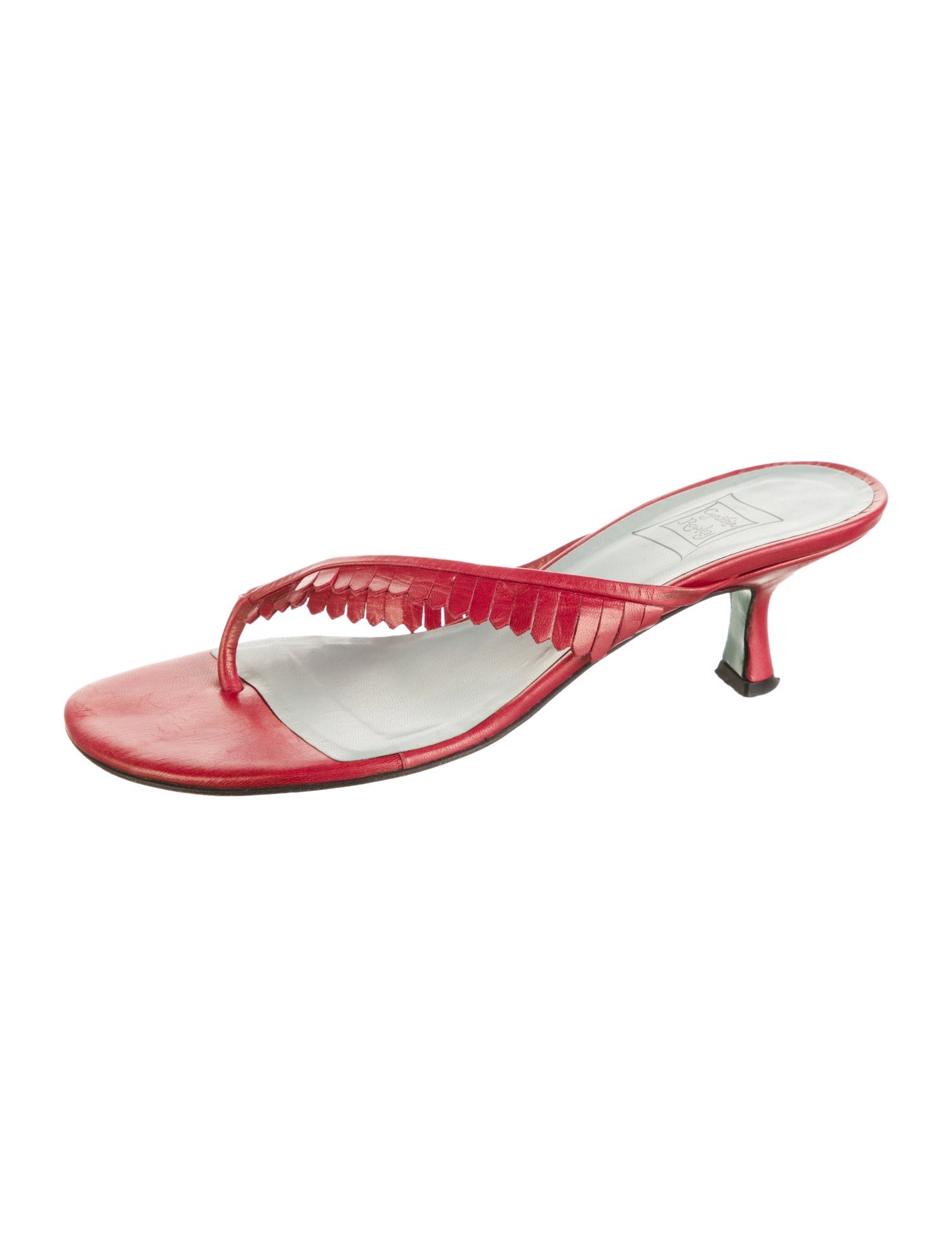 Cynthia Rowley Leather Flip Flops