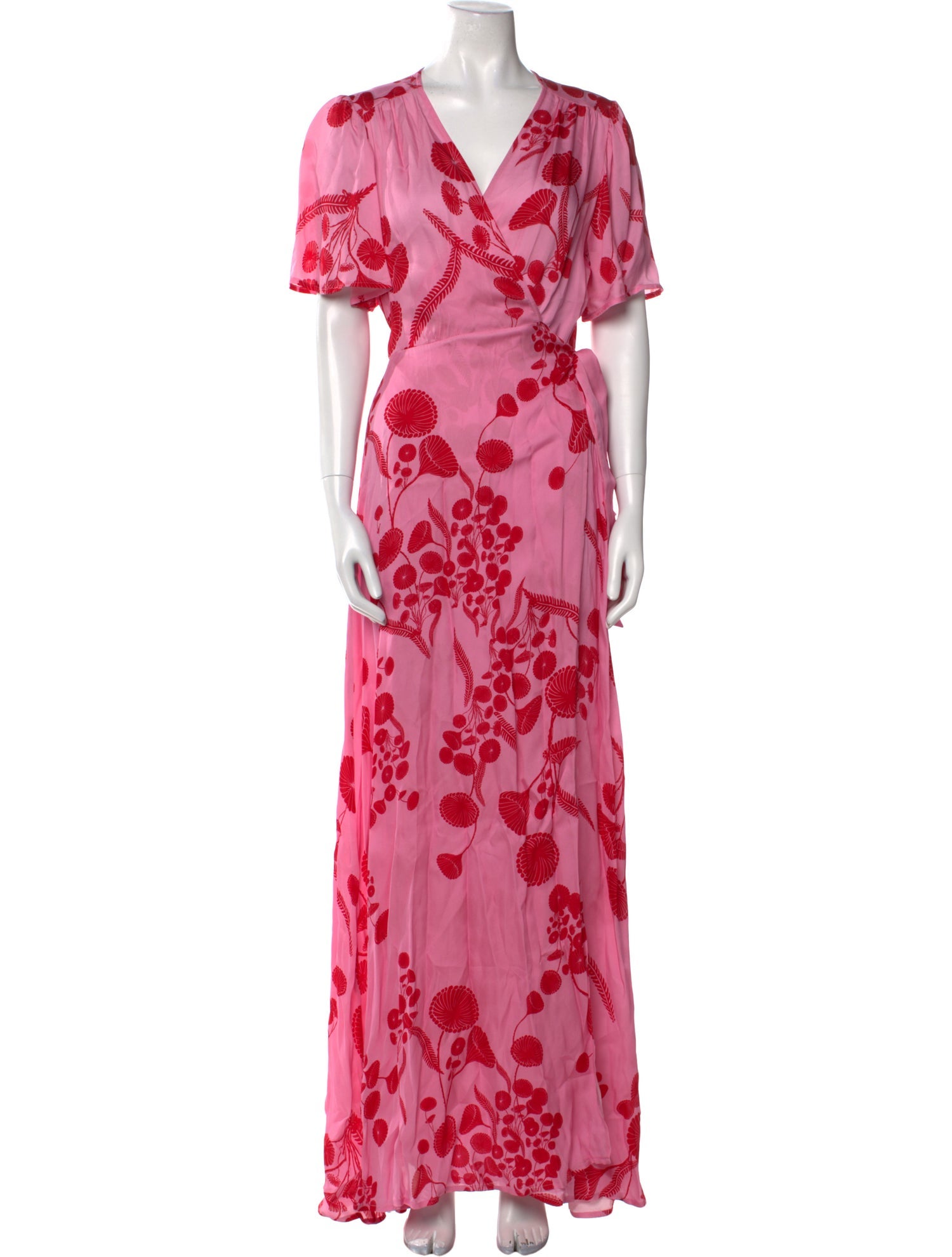 Cynthia Rowley Floral Print Long Dress