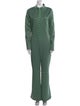 Cynthia Rowley Printed Mock Neck Jumpsuit