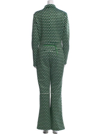 Cynthia Rowley Printed Mock Neck Jumpsuit