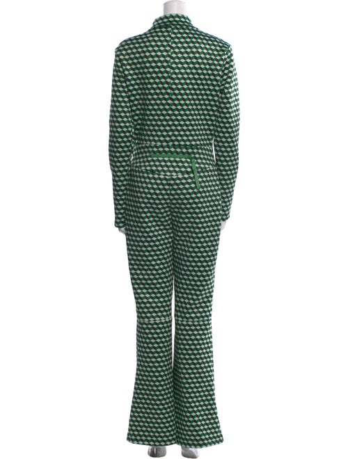 Cynthia Rowley Printed Mock Neck Jumpsuit