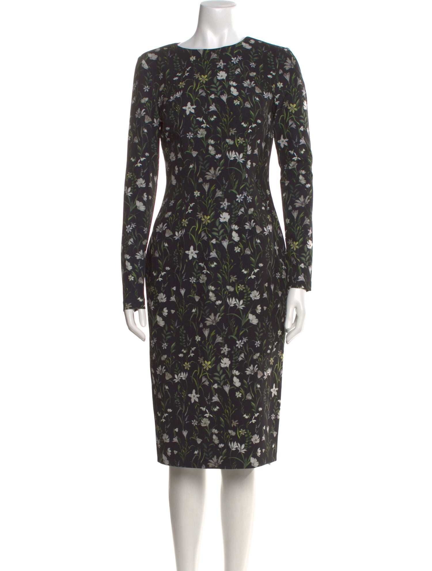 Cynthia Rowley Floral Print Midi Length Dress