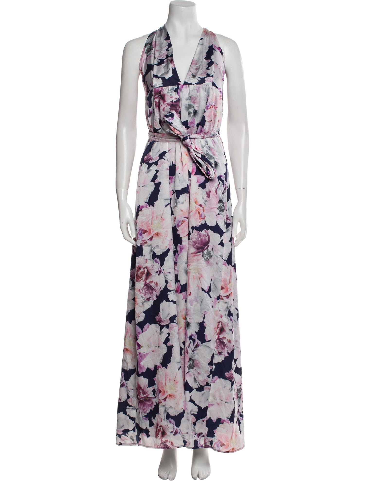 Cynthia Rowley Floral Print Long Dress