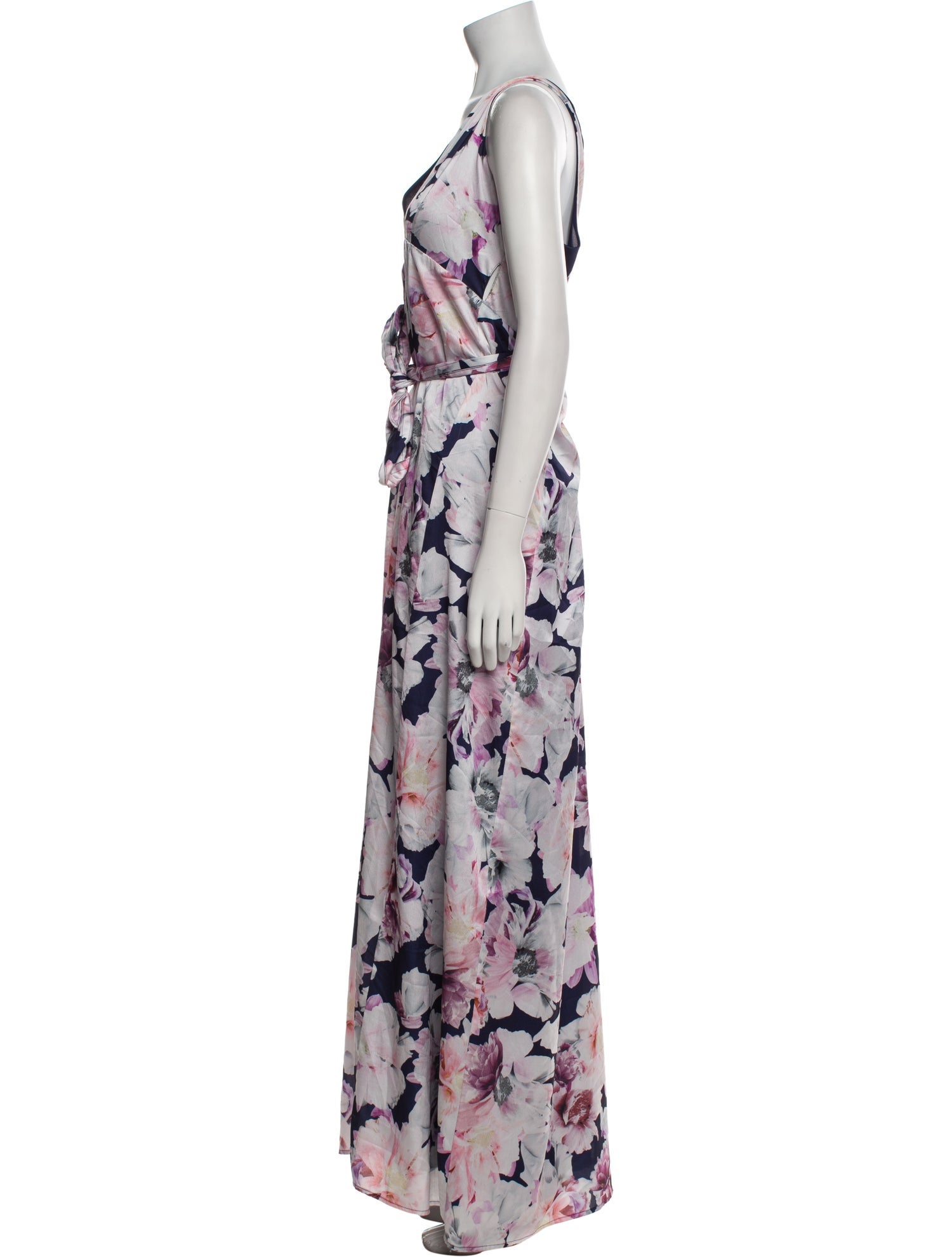 Cynthia Rowley Floral Print Long Dress