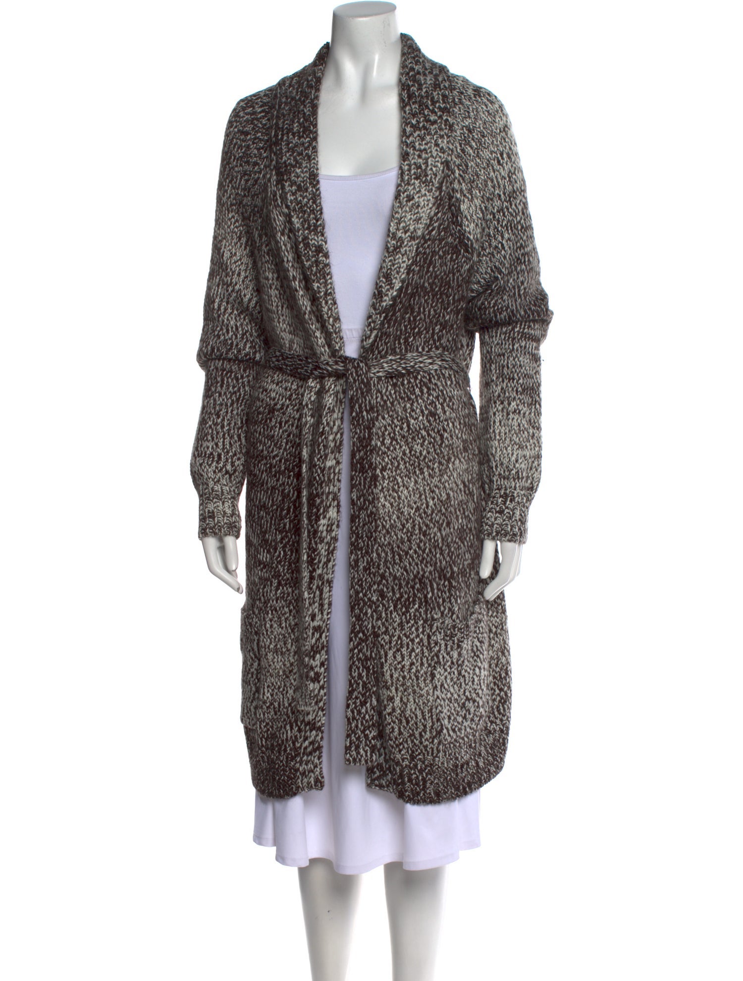 Cynthia Rowley Wool Plunge Neckline Sweater