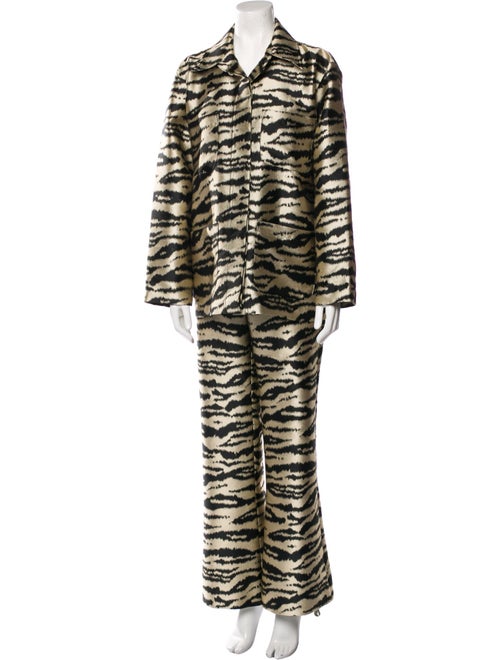 Cynthia Rowley Animal Print Pant Set