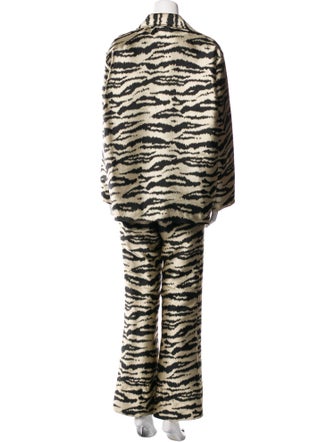 Cynthia Rowley Animal Print Pant Set
