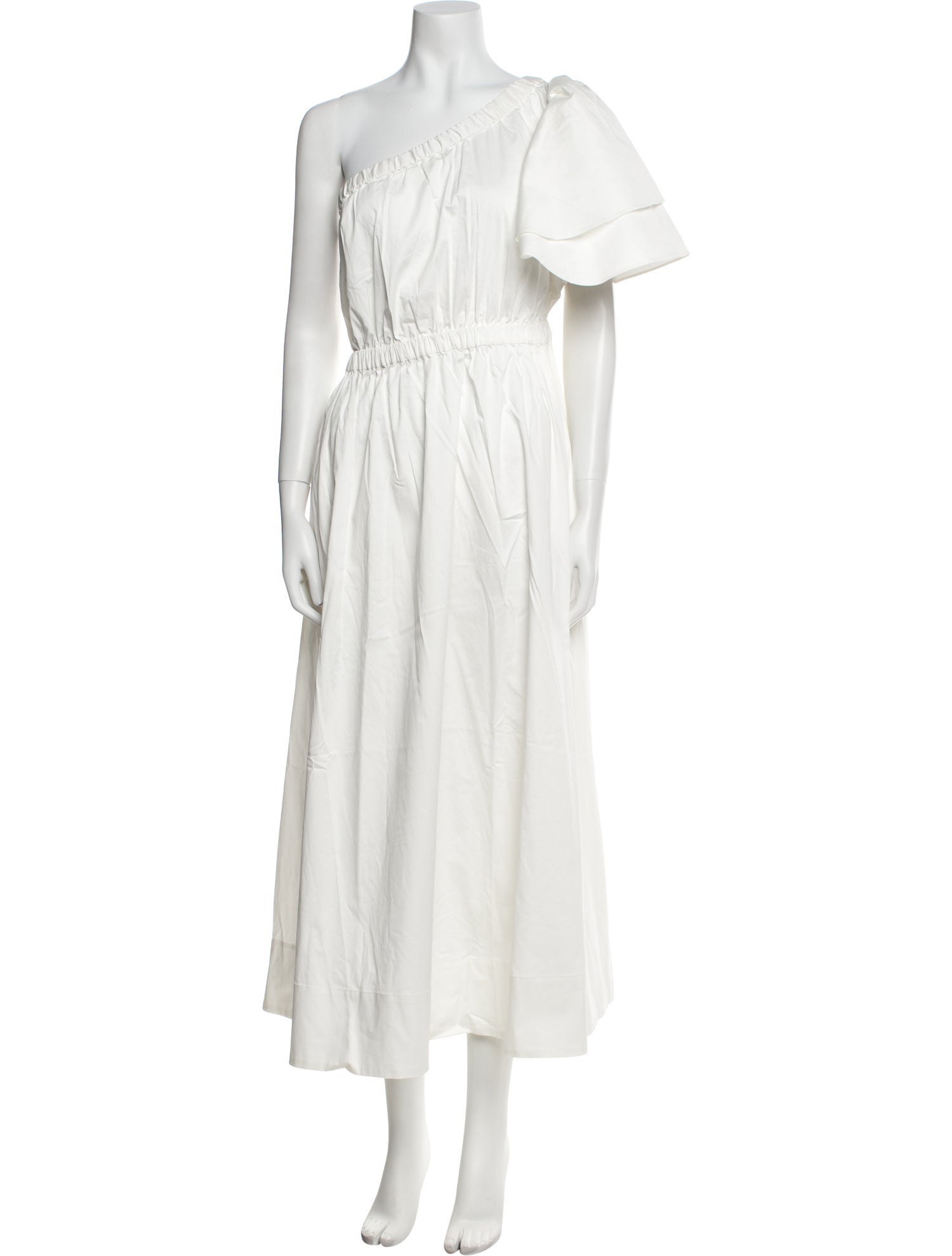 Cynthia Rowley One-Shoulder Long Dress