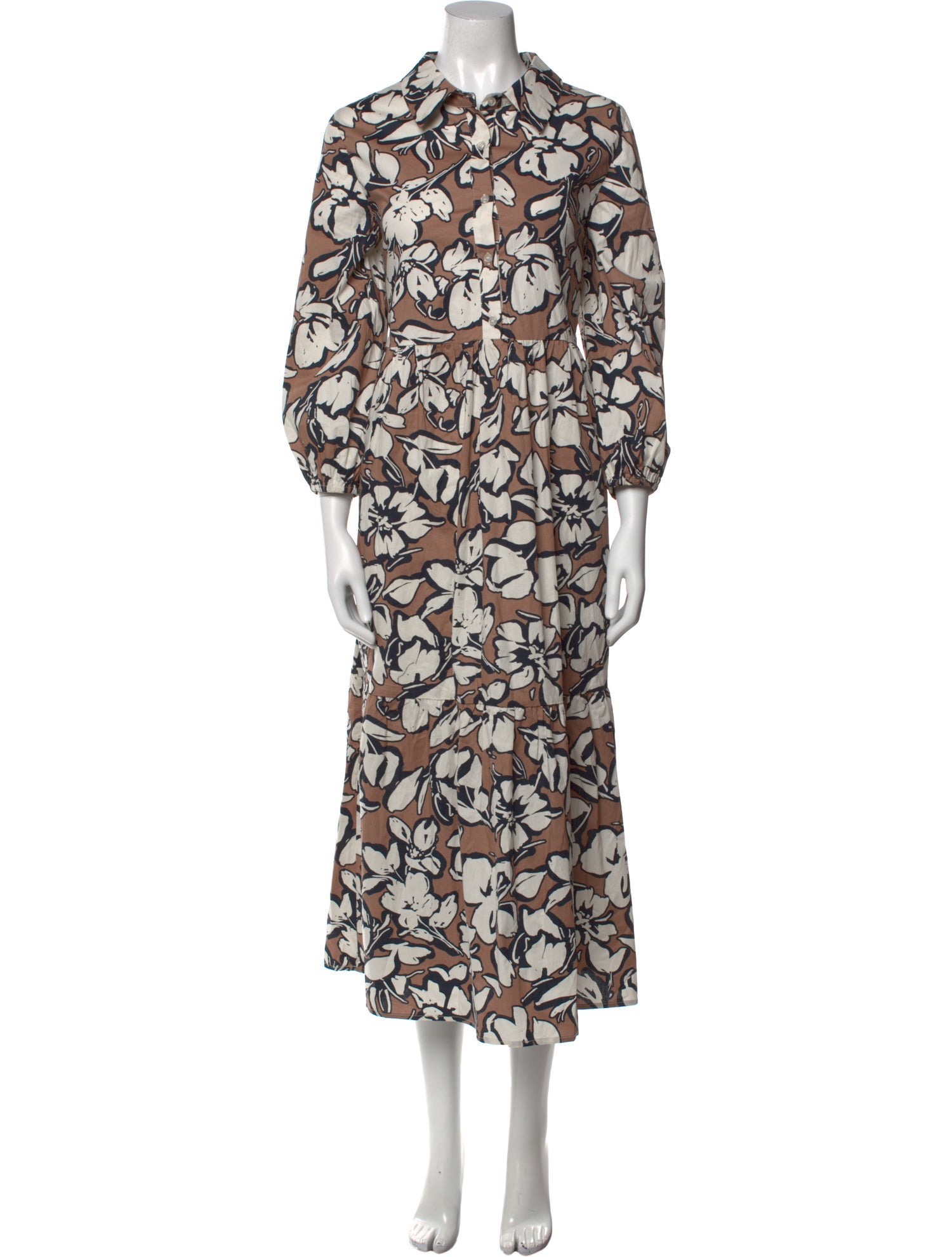 Cynthia Rowley Printed Long Dress w/ Tags