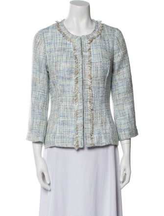 Cynthia Rowley Tweed Pattern Evening Jacket
