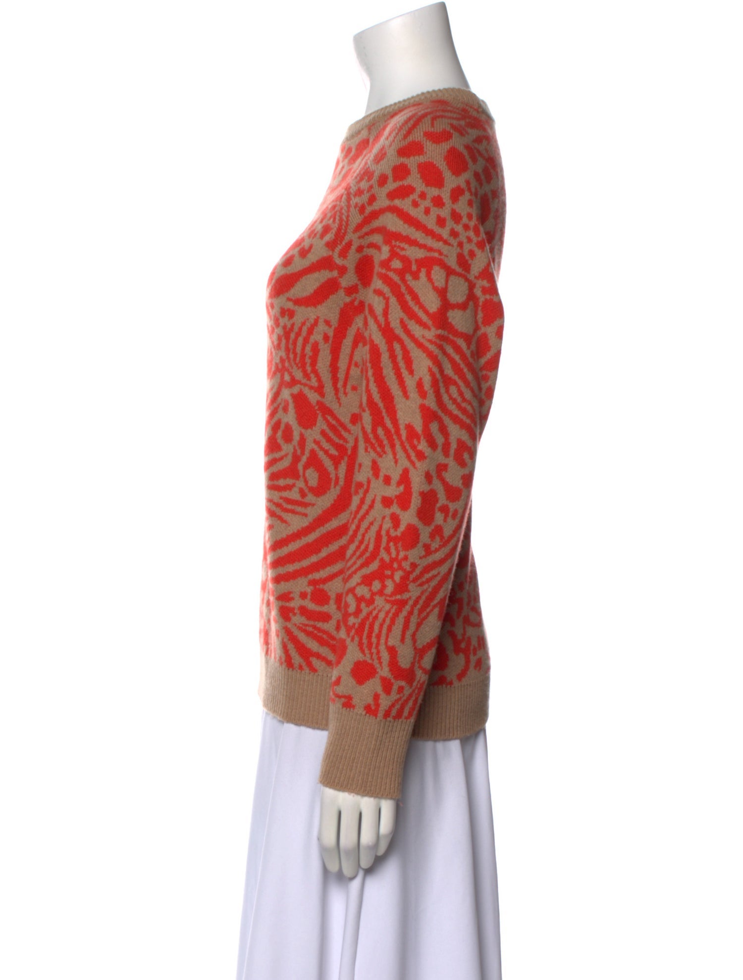 Cynthia Rowley Wool Printed Sweater