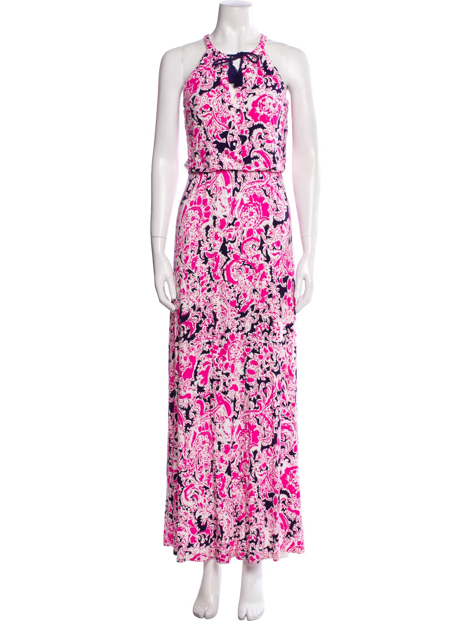 Cynthia Rowley Floral Print Long Dress