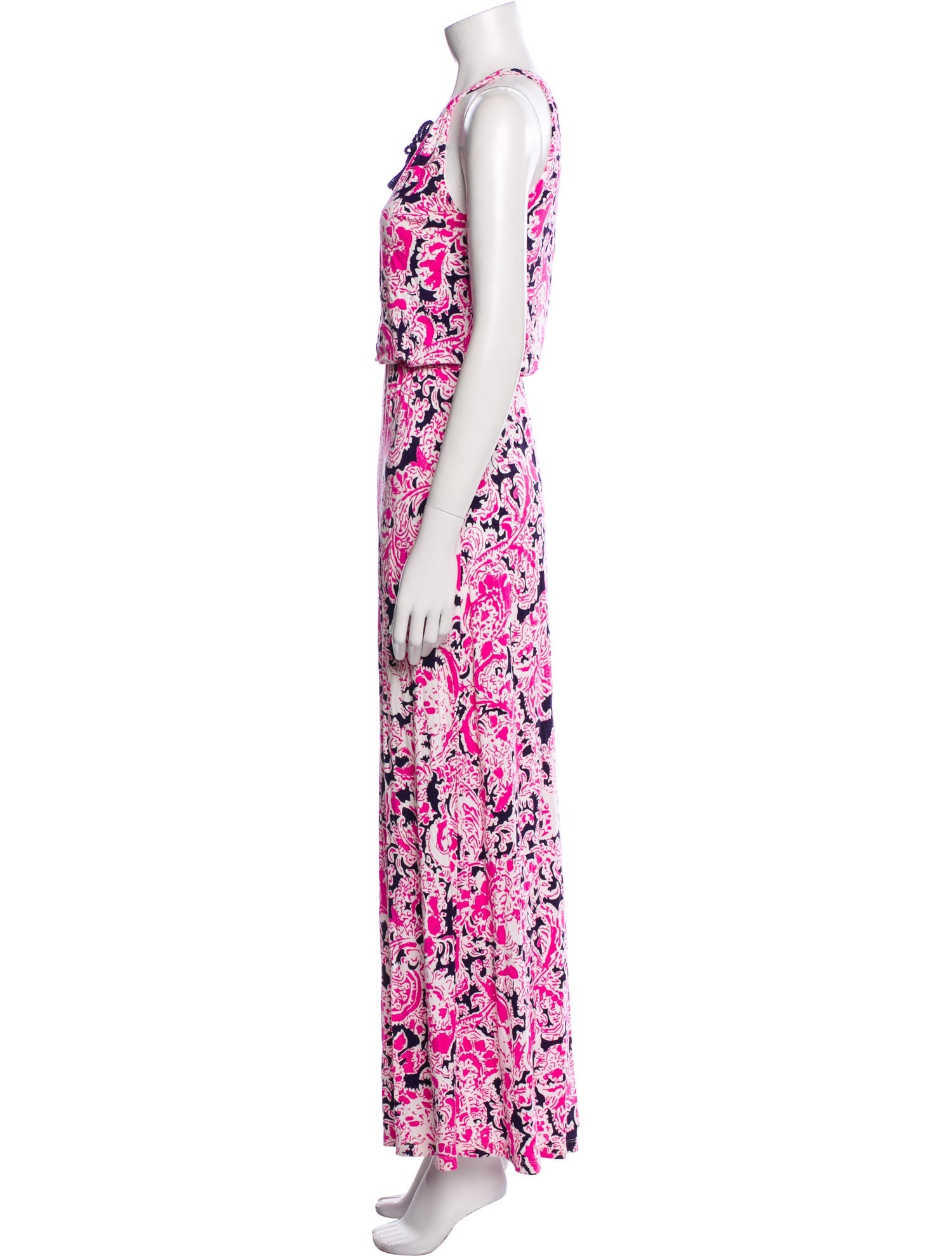 Cynthia Rowley Floral Print Long Dress