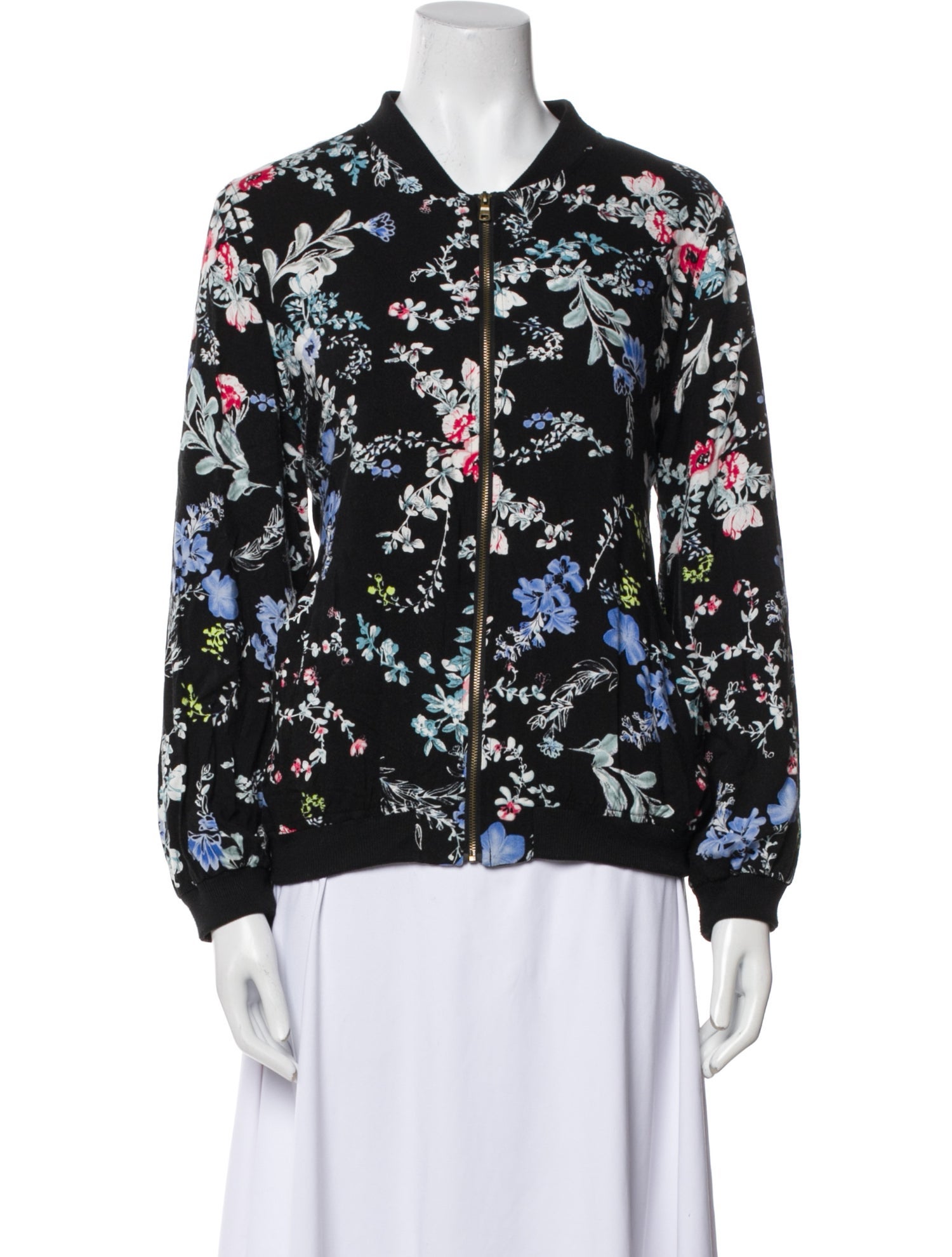Cynthia Rowley Floral Print Evening Jacket