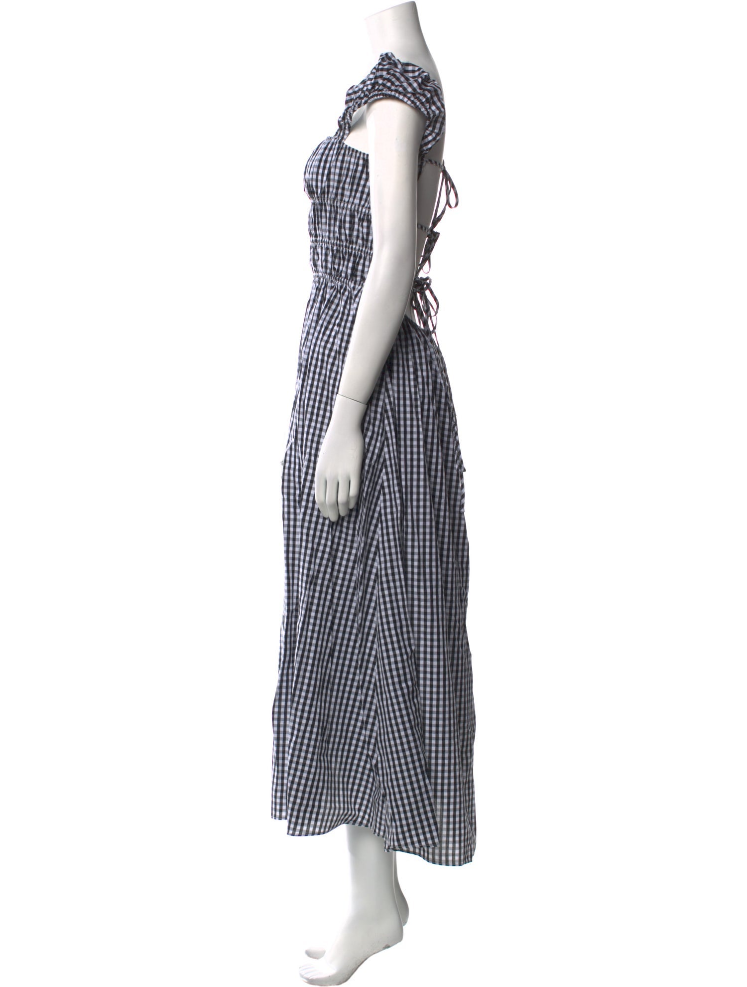 Cynthia Rowley Plaid Print Long Dress w/ Tags
