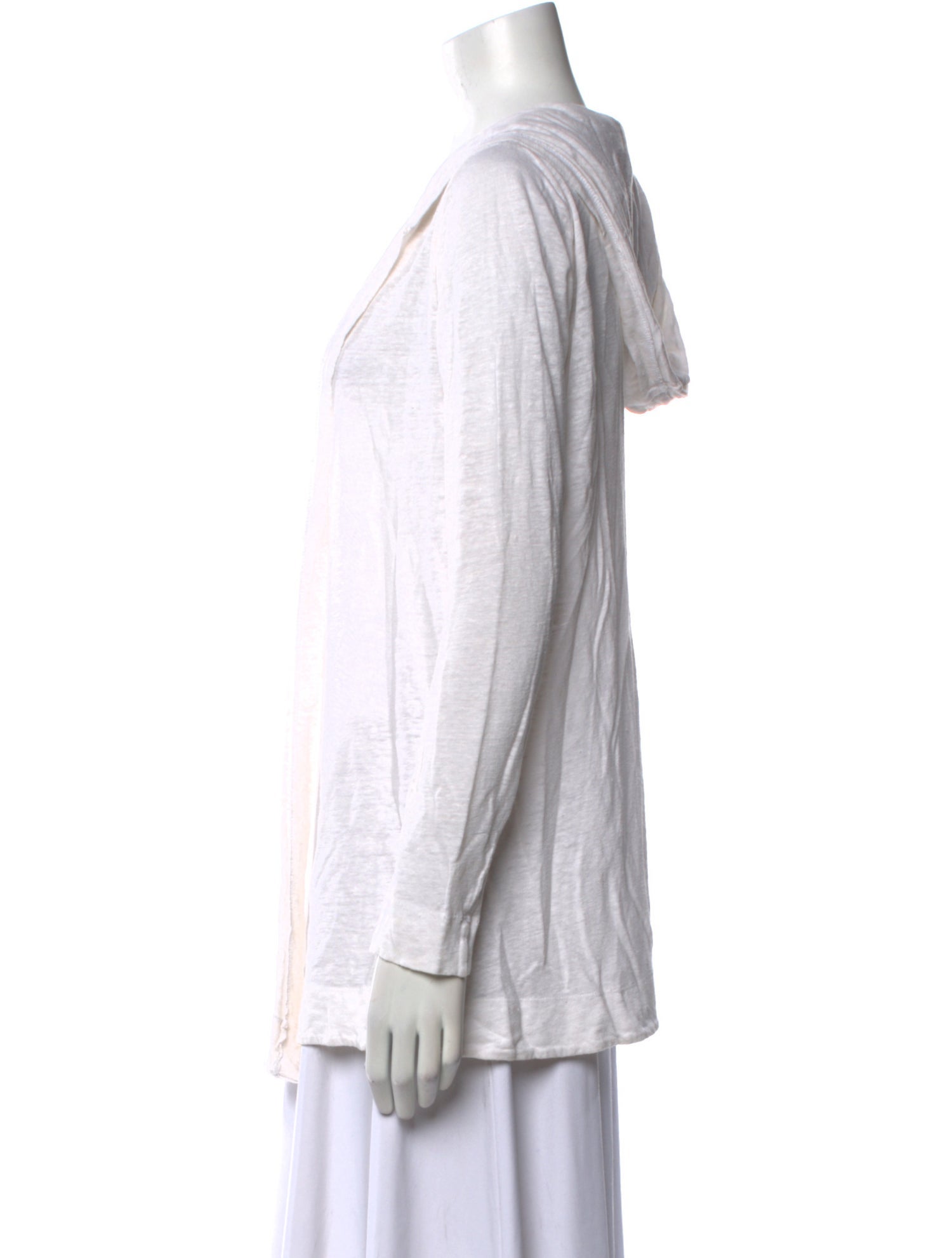 Cynthia Rowley Linen Open Front Sweater