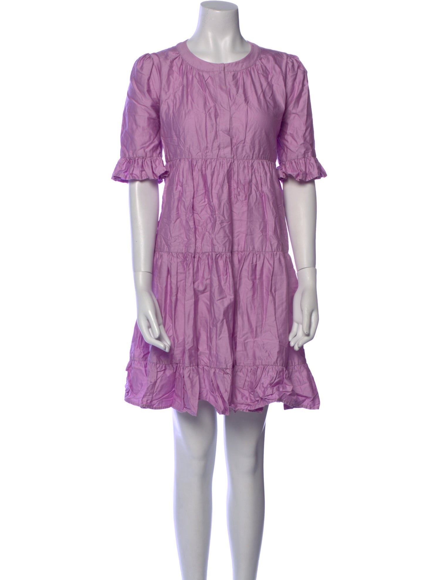 Cynthia Rowley Crew Neck Mini Dress
