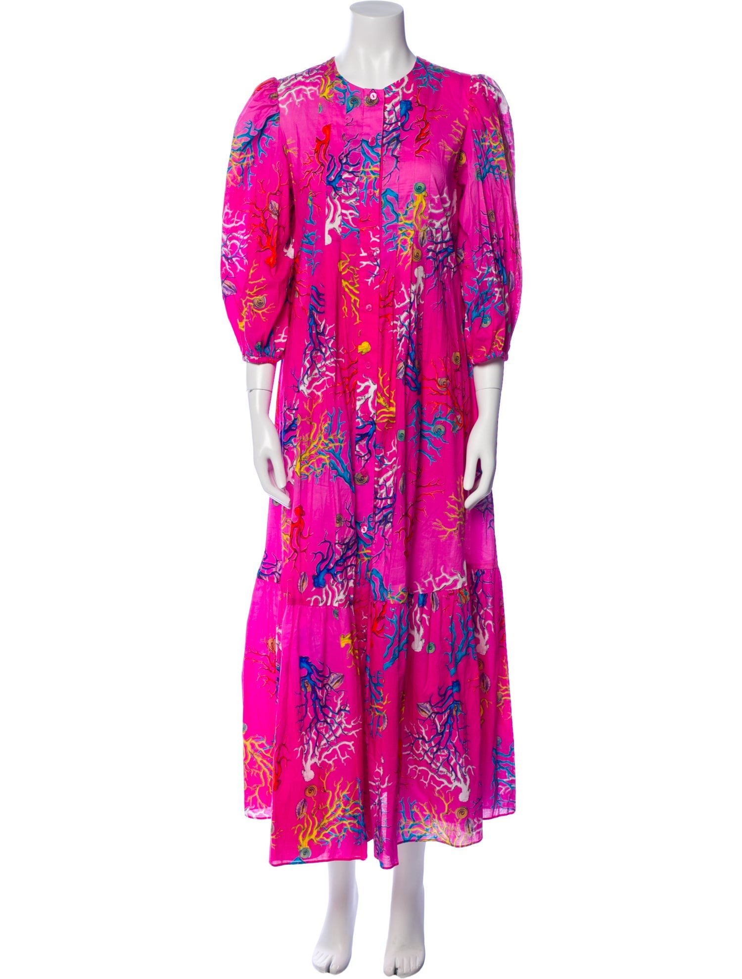 Cynthia Rowley Floral Print Long Dress
