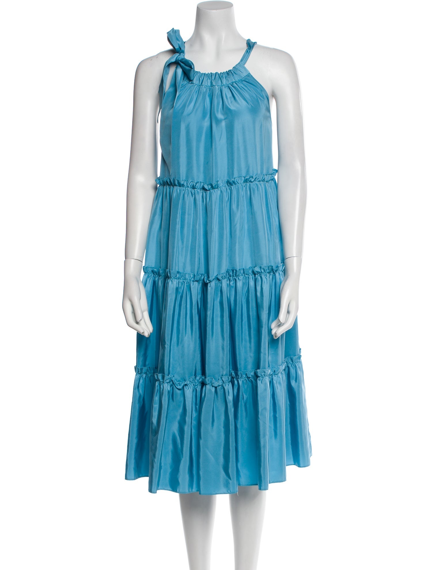 Cynthia Rowley Halterneck Midi Length Dress