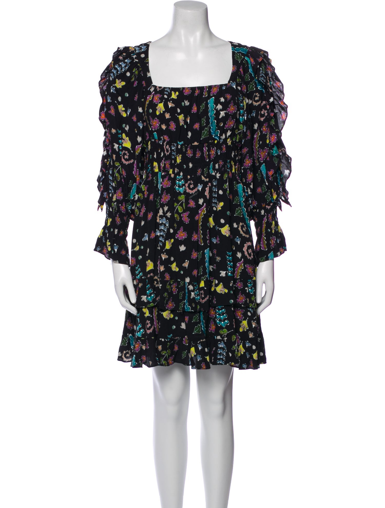 Cynthia Rowley Floral Print Mini Dress