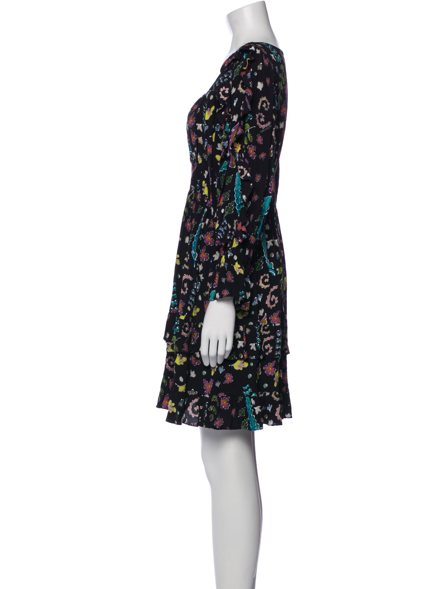 Cynthia Rowley Floral Print Mini Dress