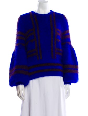 Cynthia Rowley Angora Striped Sweater