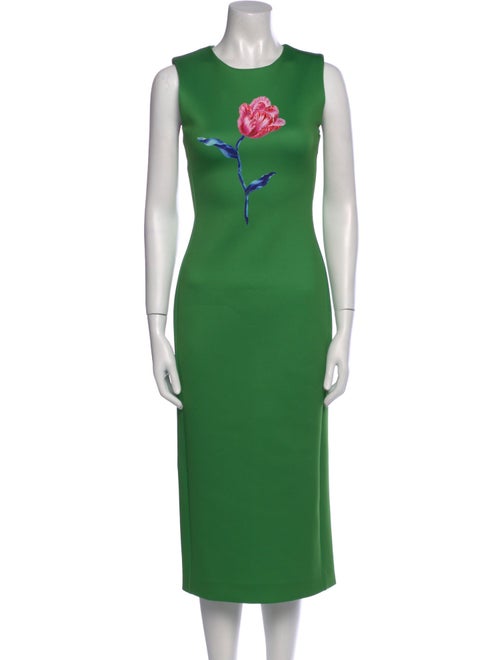 Cynthia Rowley Printed Midi Length Dress