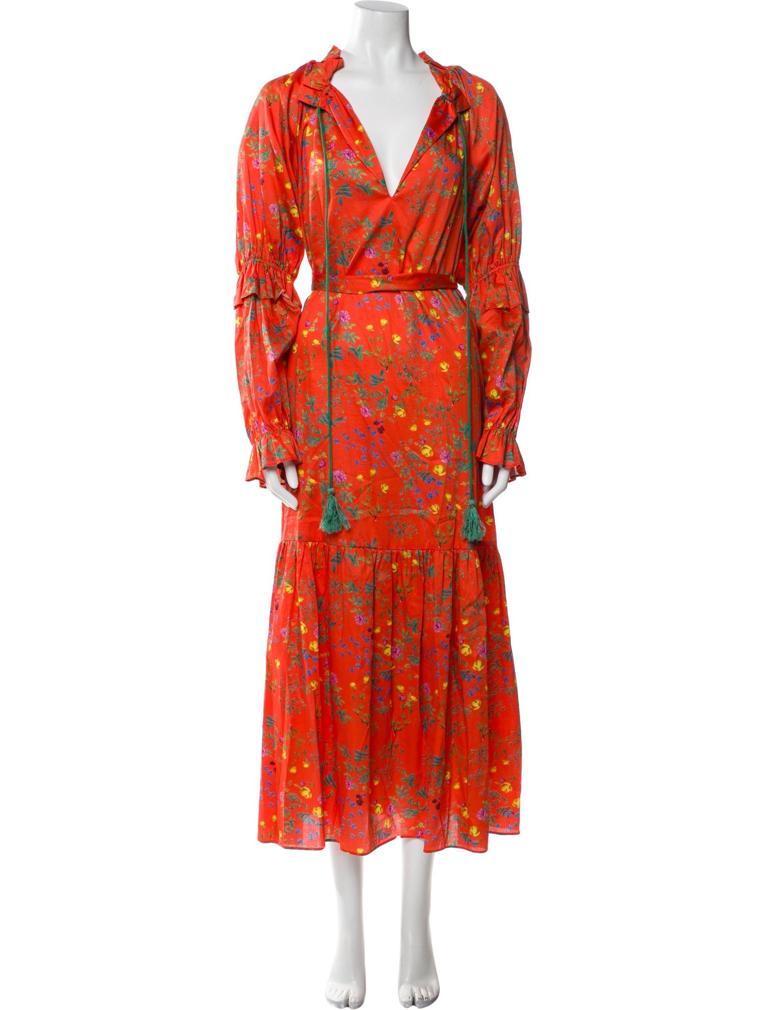 Cynthia Rowley Floral Print Long Dress