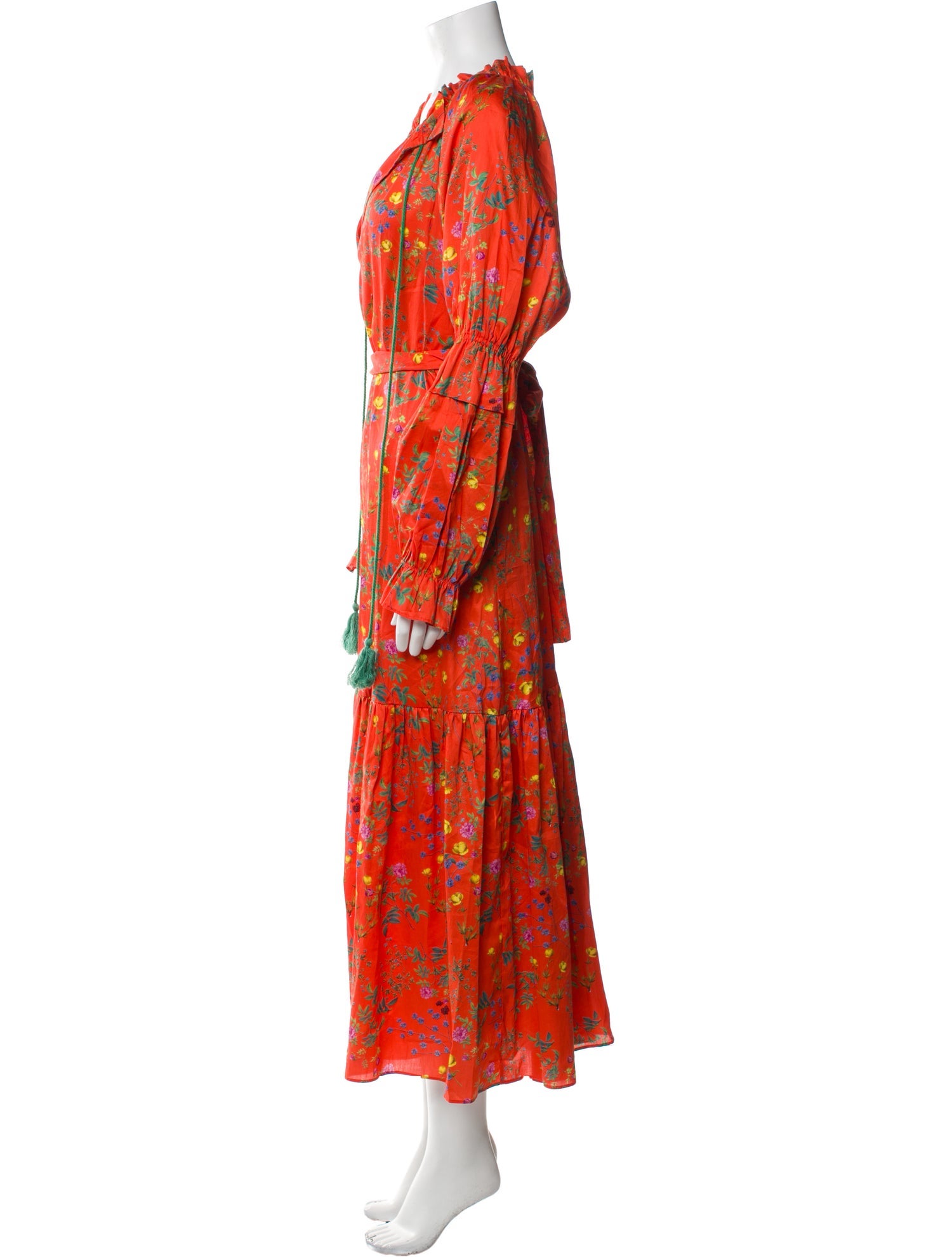Cynthia Rowley Floral Print Long Dress