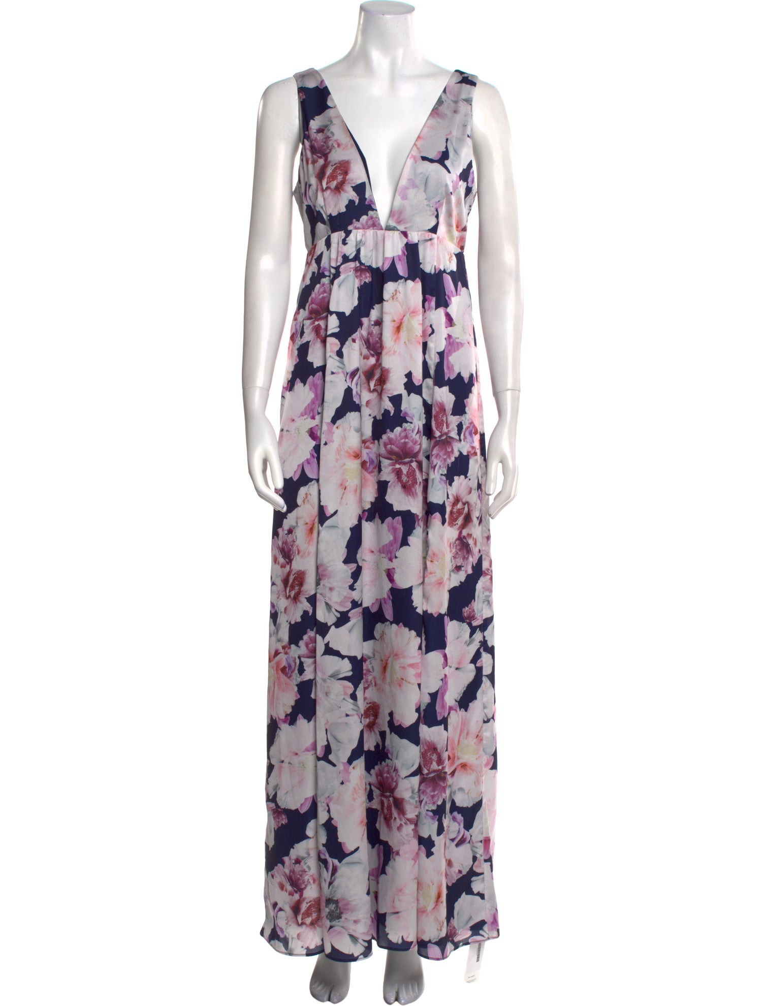 Cynthia Rowley Floral Print Long Dress